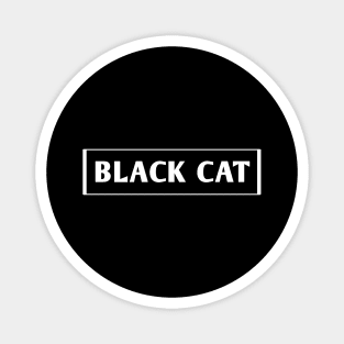 Black Cat Magnet